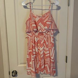 Stripped spaghetti strap dress